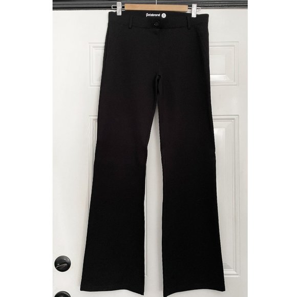 Betabrand Black Boot Cut Classic Dress Pant Yoga Pants - Picture 5 of 6
